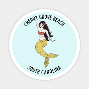 Cherry Grove Beach South Carolina Mermaid Magnet